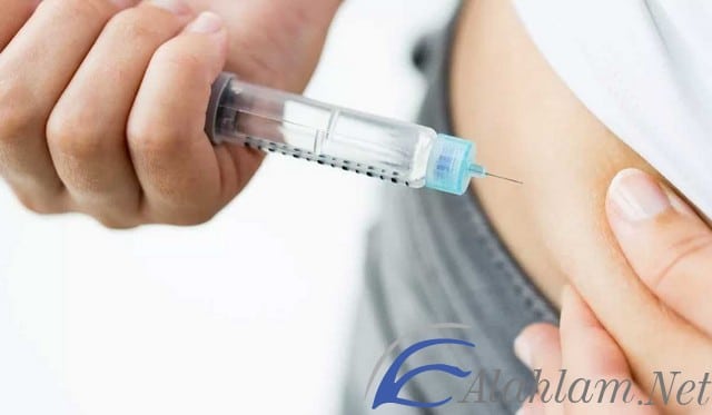 طرق علاج زرقان مكان الحقن