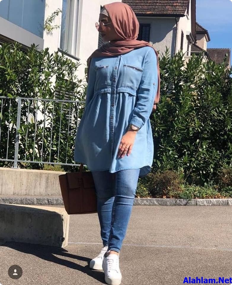 صور بلوزات طويلة
