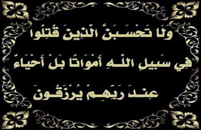 كلمات عن الشهيد