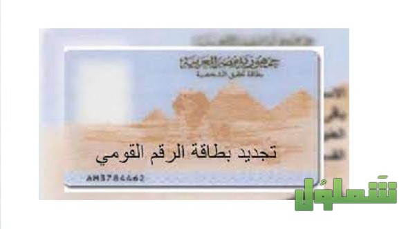 كيفية تجديد بطاقة الرقم القومي في مصر